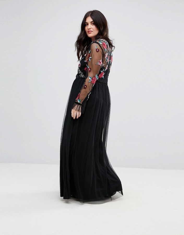 long black maxi for funeral