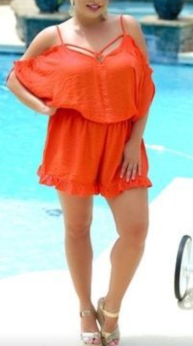 Plus size rompers