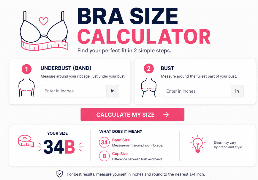 Plus Size Bra Sizing Guide