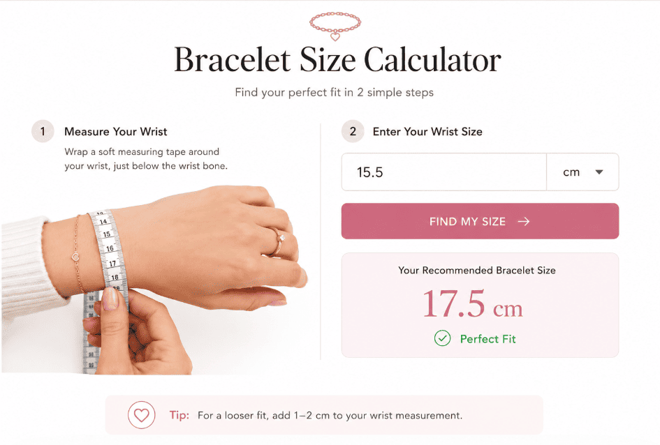 How to Measure Bracelet Size Guide