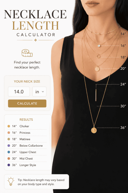 Necklace Length Guide