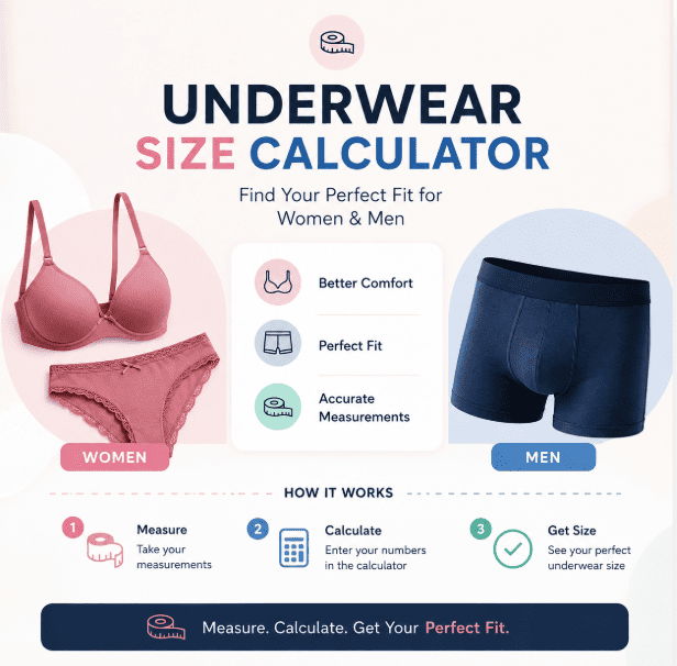 Underwear Size Calculator Guide